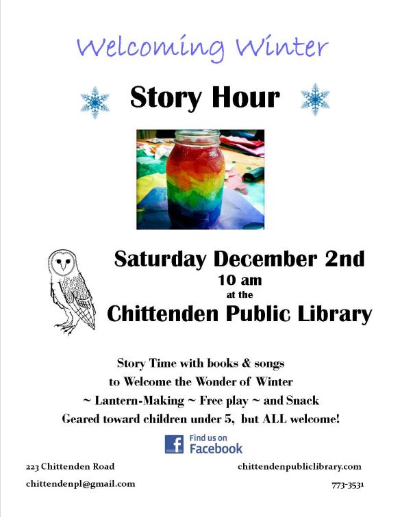 welcoming winter story hour