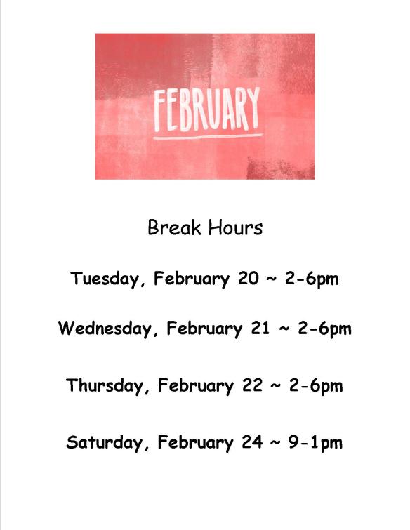 feb break hours