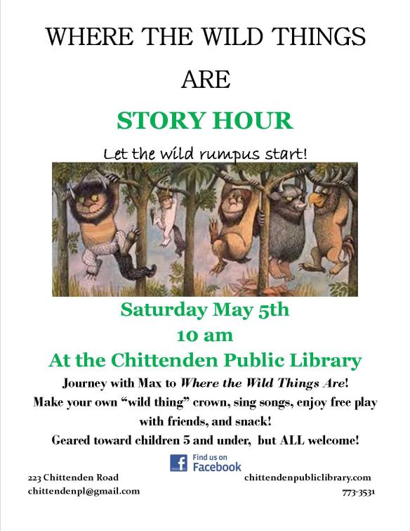 wild things story hour