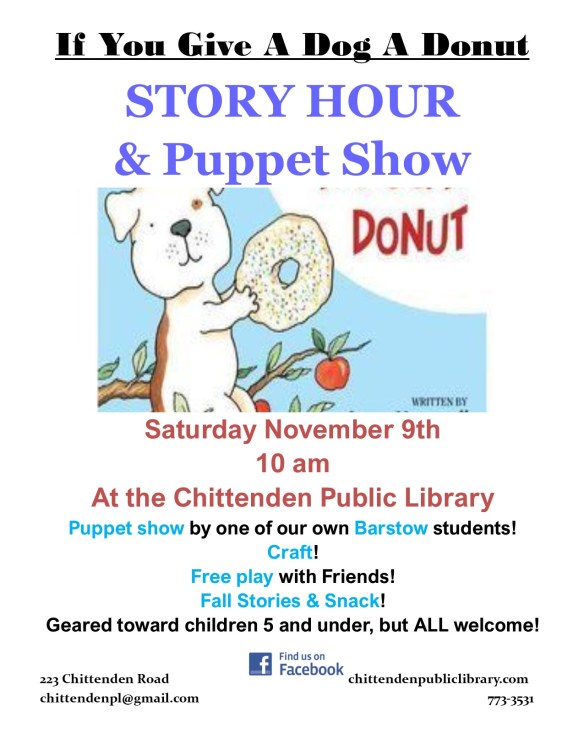 If you Give a Dog A Donut