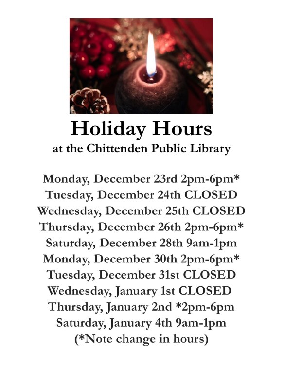 2019 holiday hours