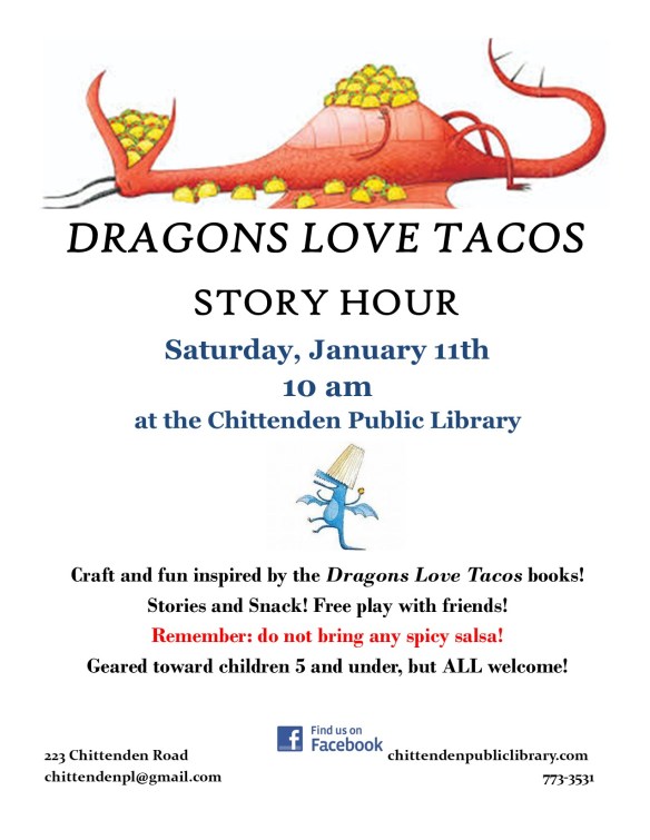 dragons love tacos flyer