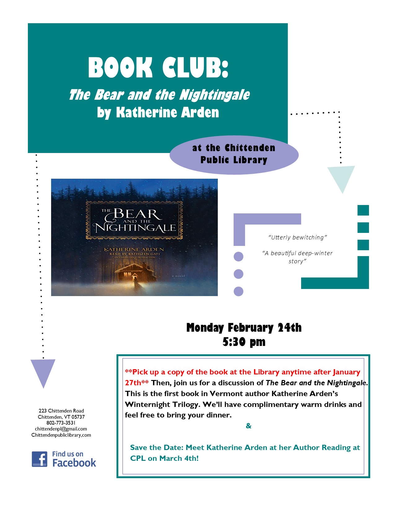 Book Club Feb 2020 Arden