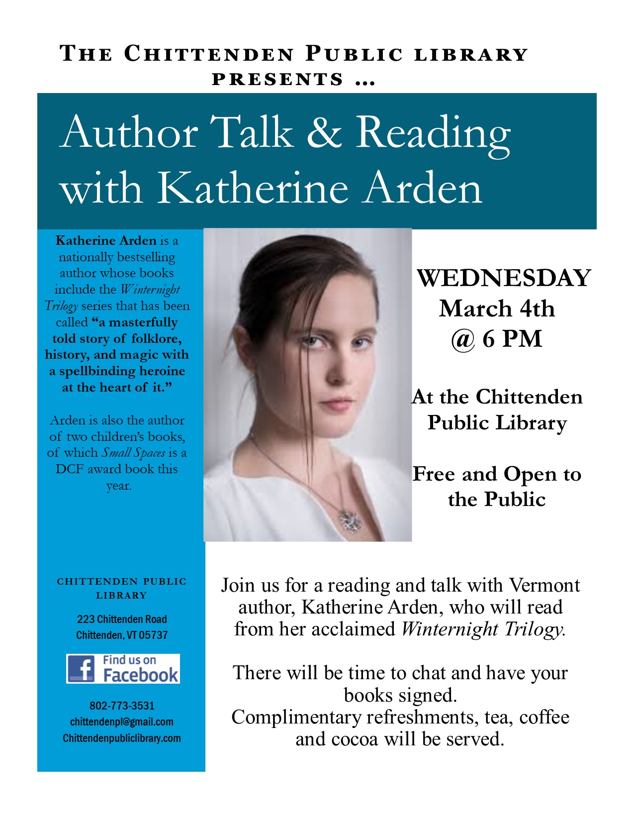 Katherine Arden author talk