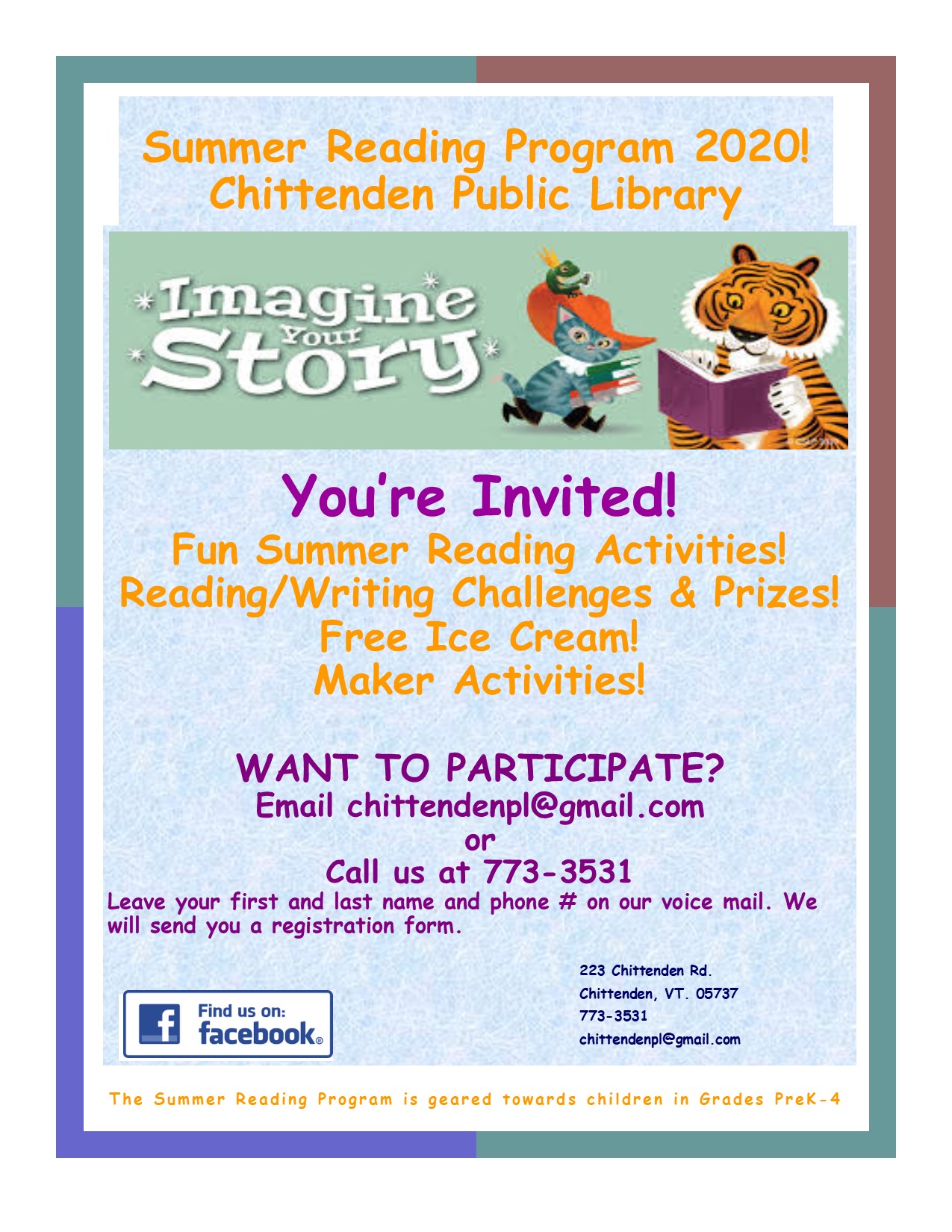 SRP2020Imagine Your Story!